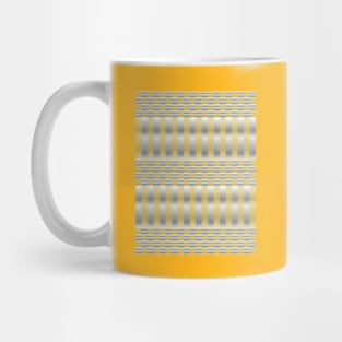 Gold and Silver (Checkers and Stripes) Mug